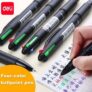 עט 4 צבעים מבית Deli בגודל 0.7mm